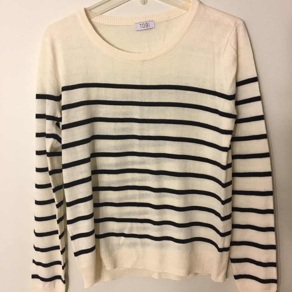 Tobi Striped Sweater - Picture 5 of 5